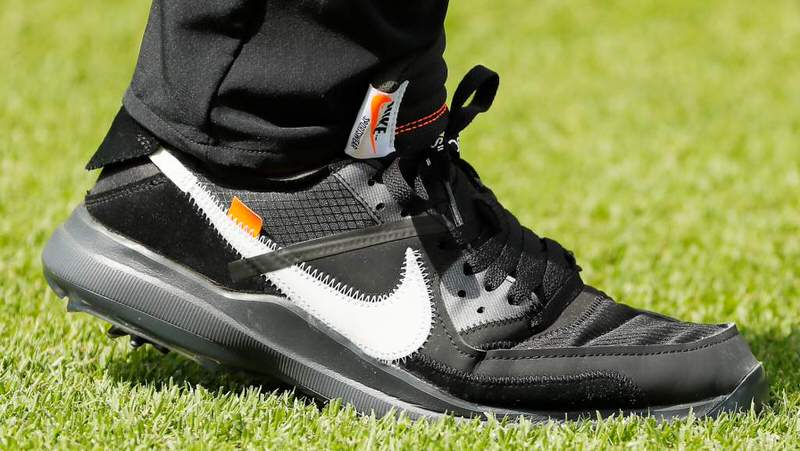 brooks koepka off white golf shoes