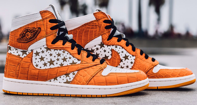 travis scott jordan 1 orange