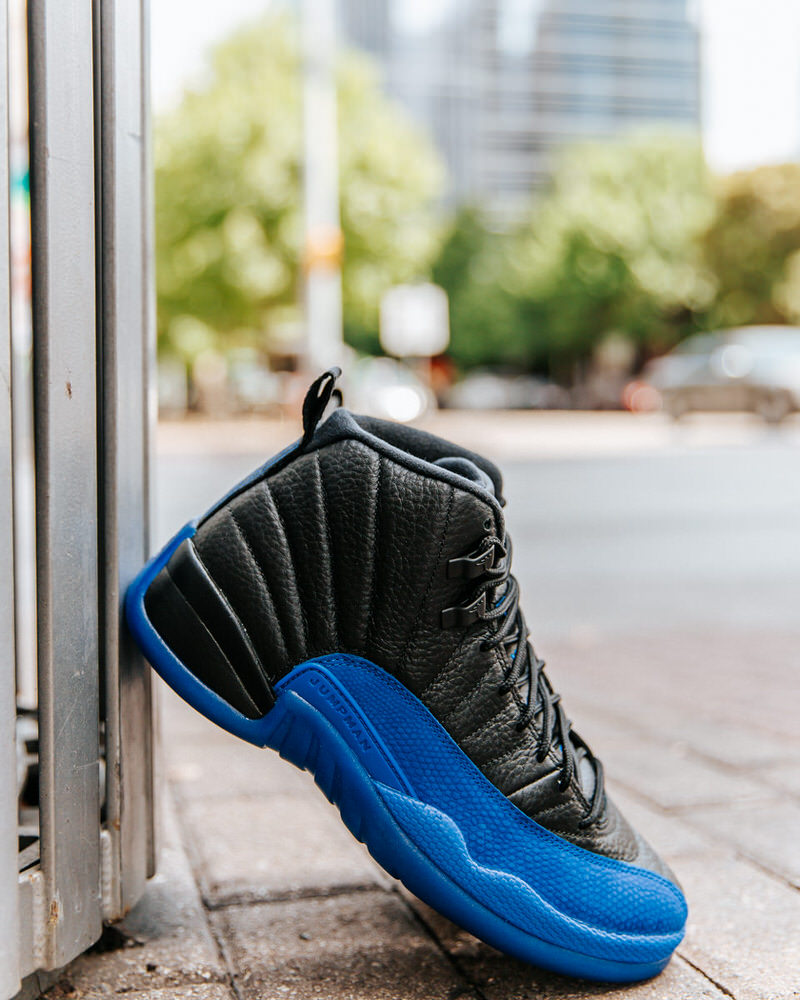 blue royal jordans 12