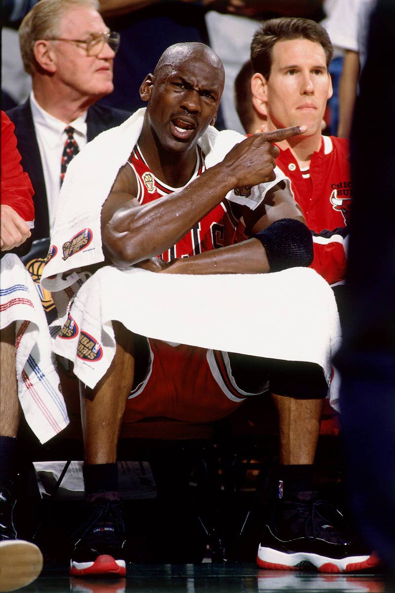 Kicks On Court Classic // Michael Jordan in the "Playoff" Air 11 Nice
