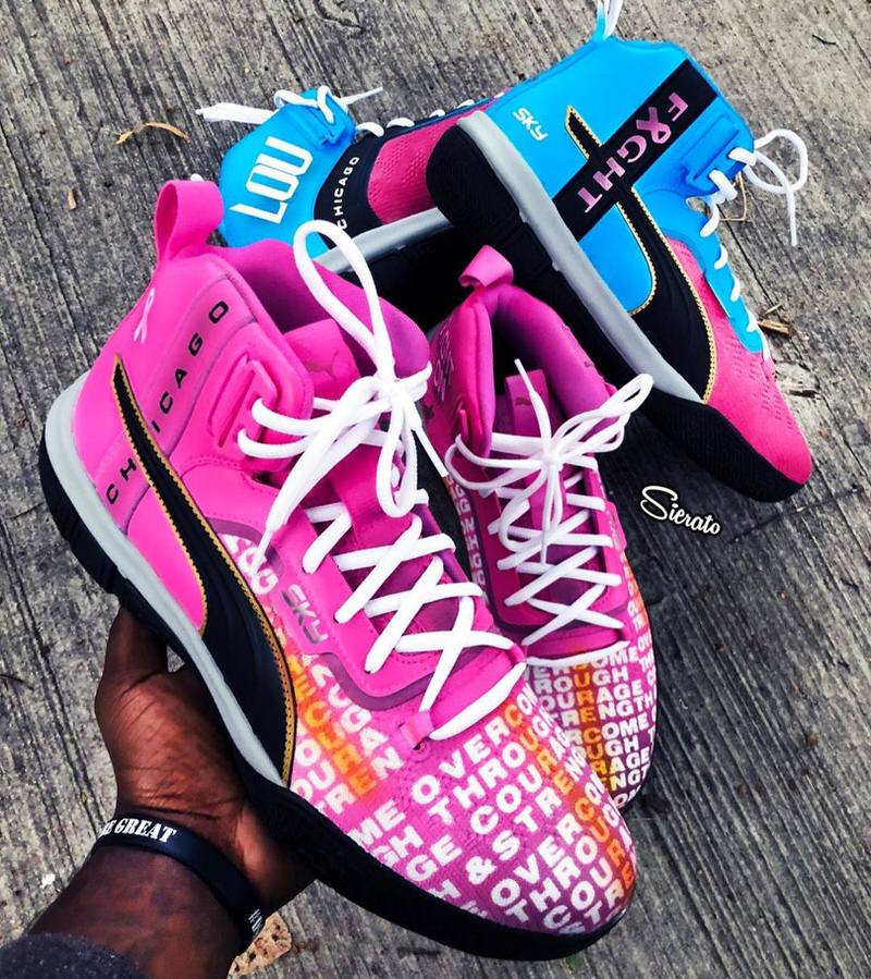 puma breast cancer shoes