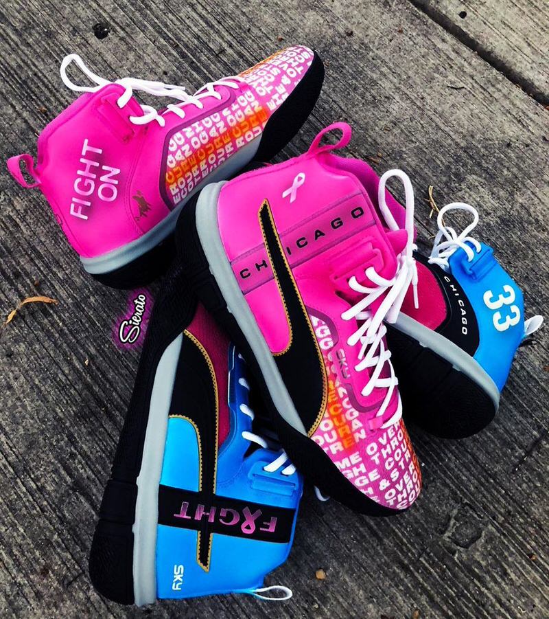 puma breast cancer shoes