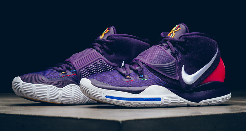 kyrie irving shoes purple and blue