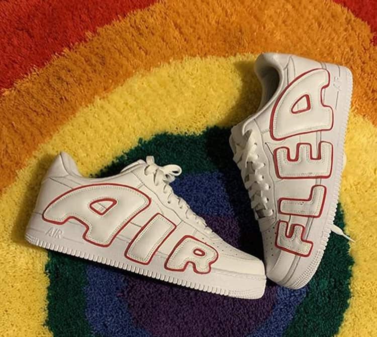 nike air bubble letters