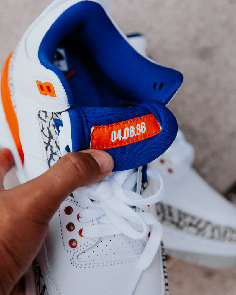 Knicks 3s on feet on sale