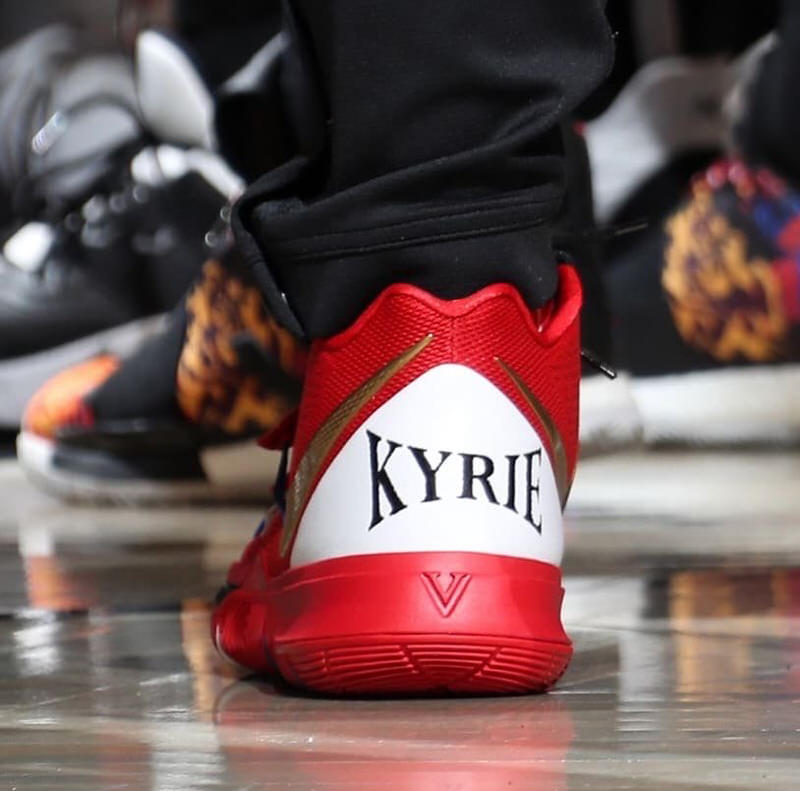 kyrie irving shoes maroon