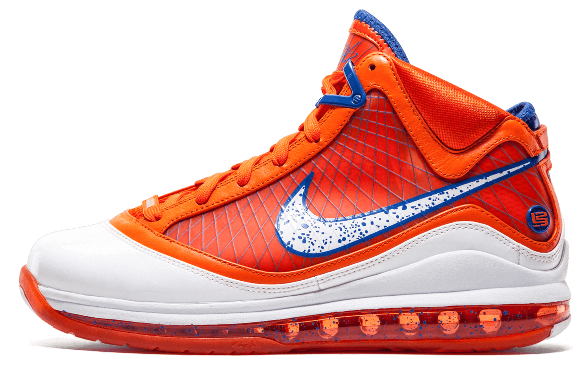 Nike Air Max LeBron VII Hardwood Classic Orange PE New Images •