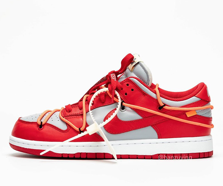 Off White x Nike Dunk Low UNLV Release Date | Nice Kicks