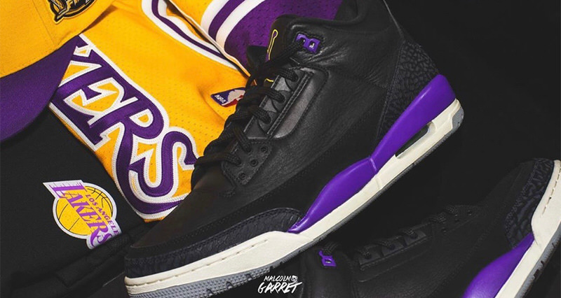 lakers air jordan 3