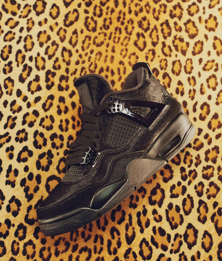 jordan 4 black cat woman