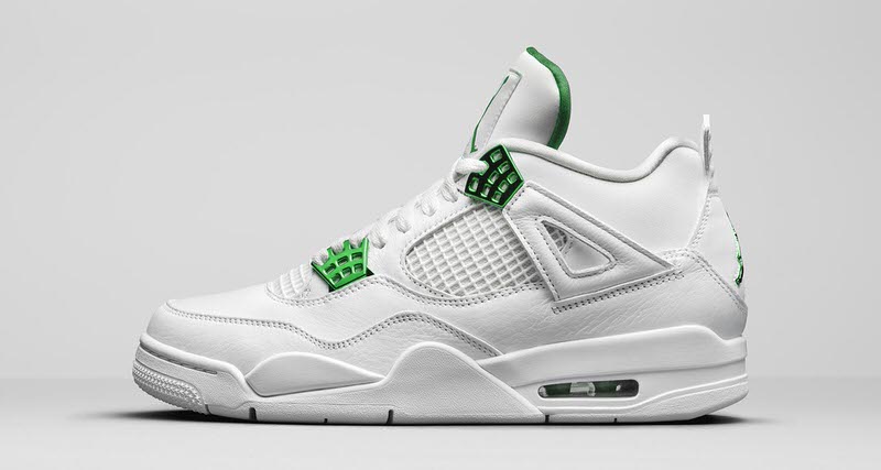 air jordan 4 white green