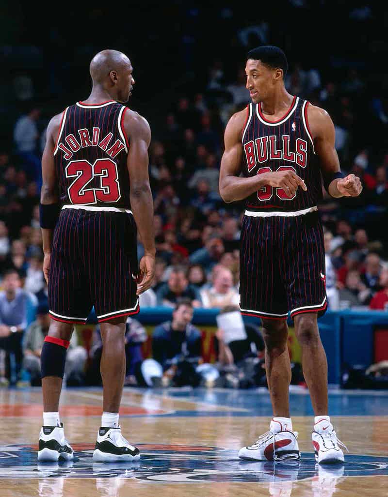 Rovell] This Week In 1995: Bulls unveil pinstripe jerseys : r