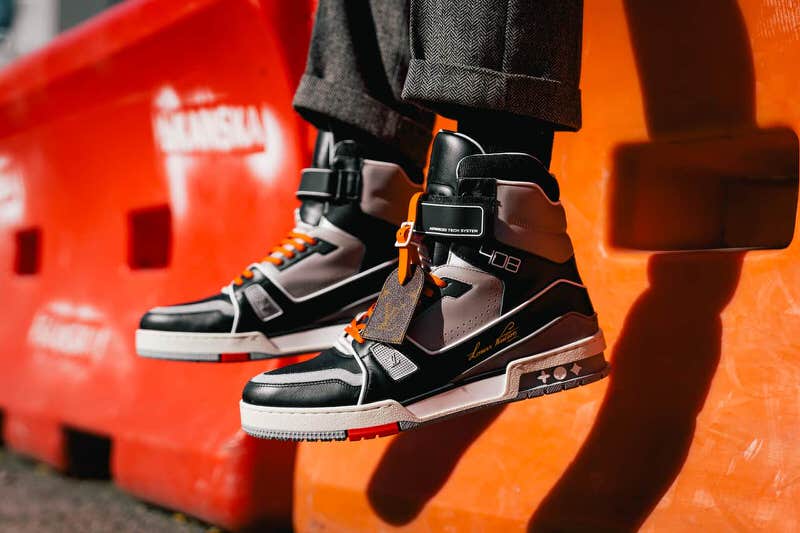 How Virgil Abloh's City Series Louis Vuitton Trainers Look On Foot