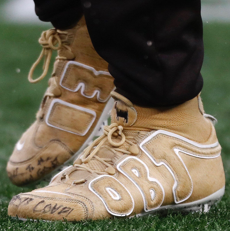 What Pros Wear: Odell Beckham Jr.'s Nike Vapor Untouchable Pro 3 'OBJ  Uptempo' Cleats - What Pros Wear