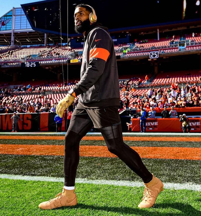 What Pros Wear: Odell Beckham Jr.'s Nike Hyperwarm Arm Sleeve - What Pros  Wear