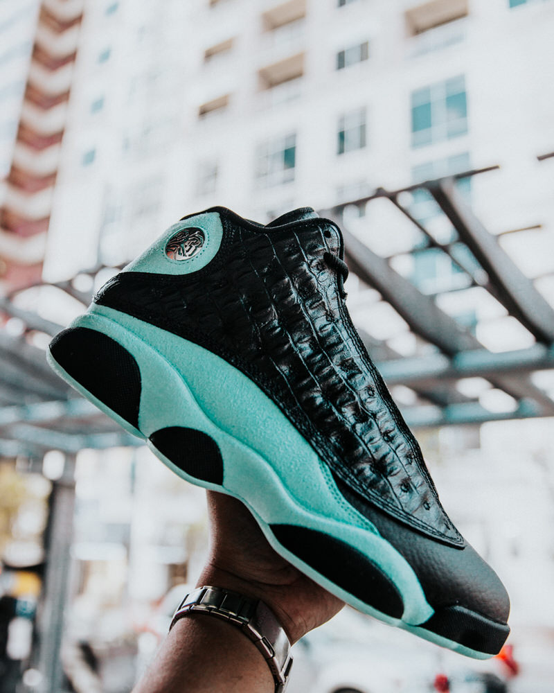 air jordan 13 island green