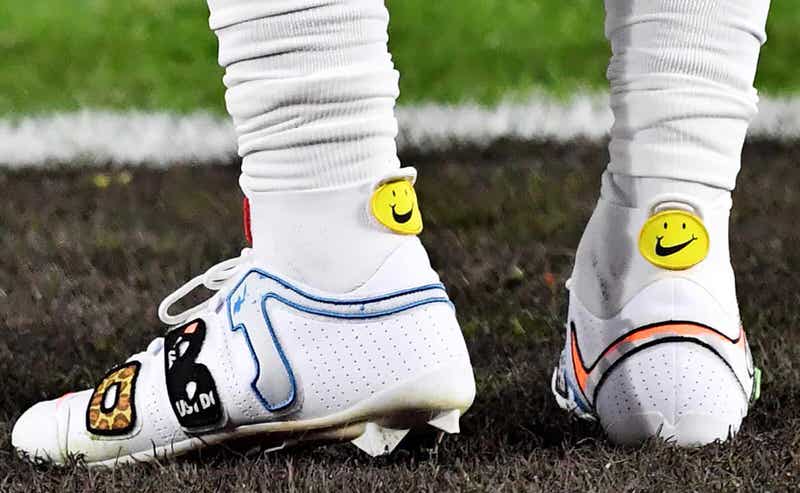 blue obj cleats