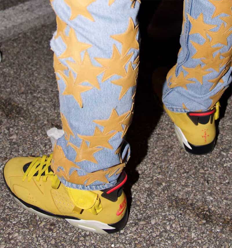 Travis Scott x Air Jordan 6 PE Yellow Nice Kicks