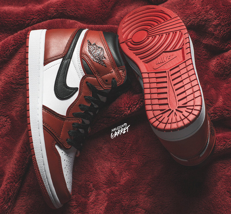 custom maroon jordans