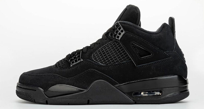 air jordan 4 all black