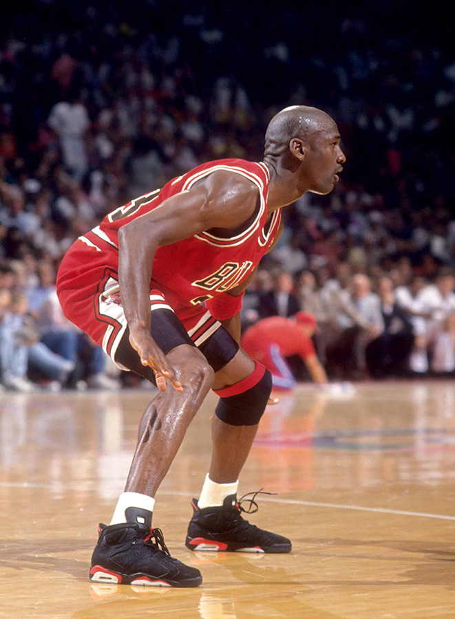 jordan wearing jordan 6 infrared