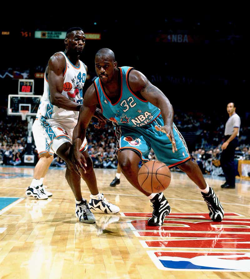 Shaq's OG Size 22 Shaqnosis PEs Featured Pump Technology | Nice Kicks