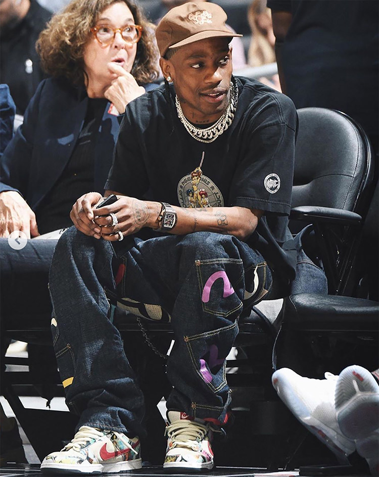 Travis scott wu deals tang nikes