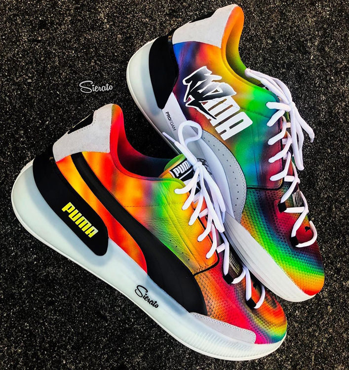 Custom puma basketball shoes deals