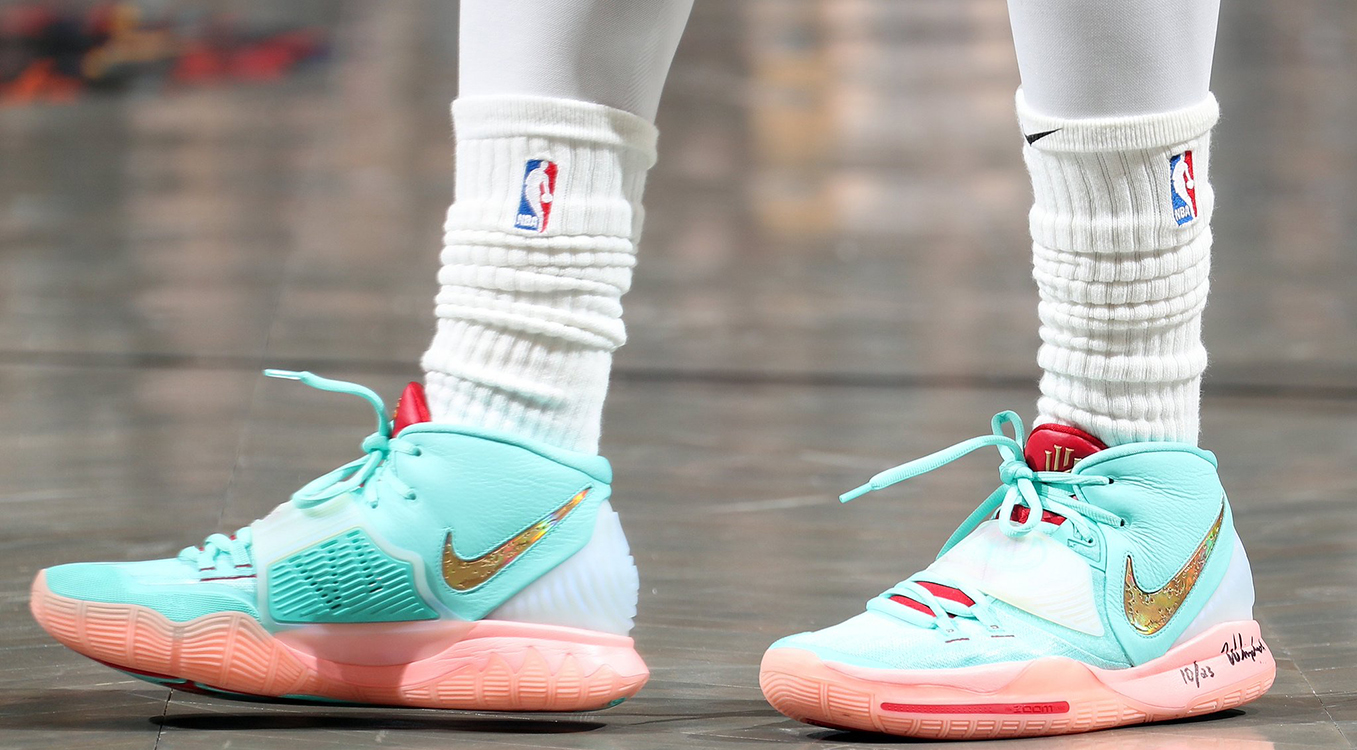 kyrie wearing kyrie 1