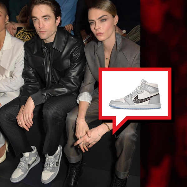 Robert Pattinson - DIOR x Air Jordan 1 High