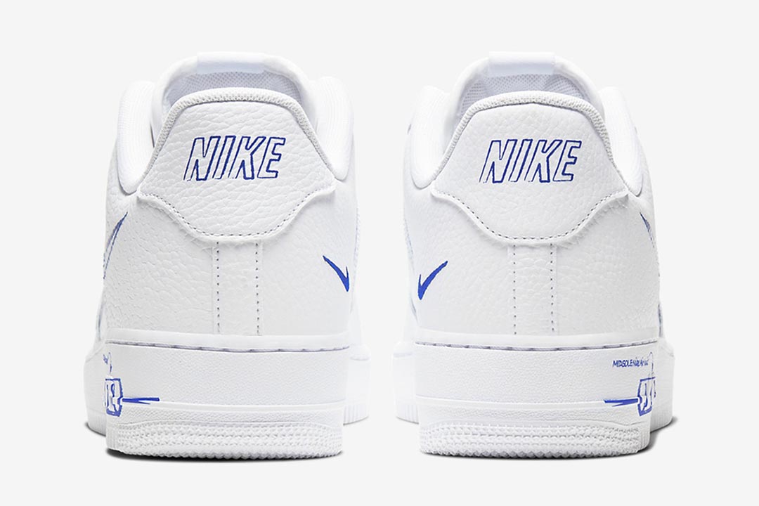 the back of air force 1