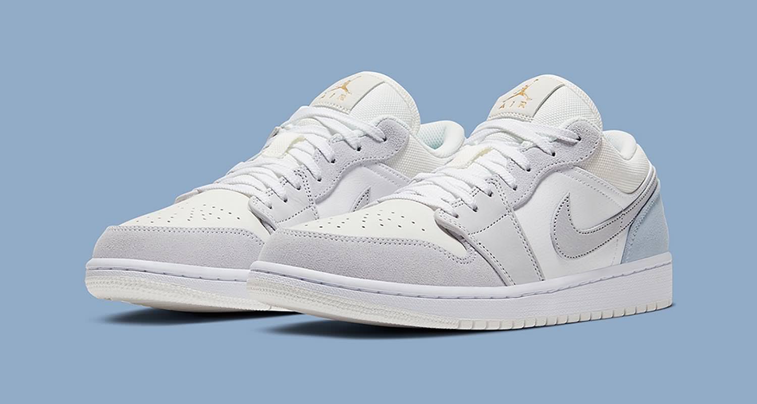 jordan 1 low grey and white