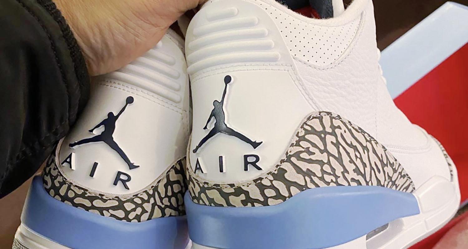 air jordan retro 3 unc 2020