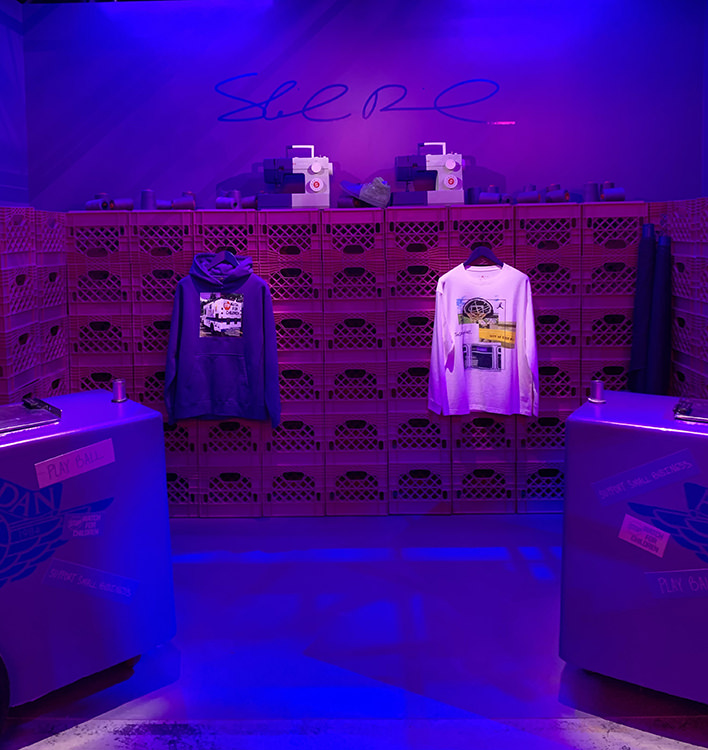 Jordan pop up on sale store all star weekend