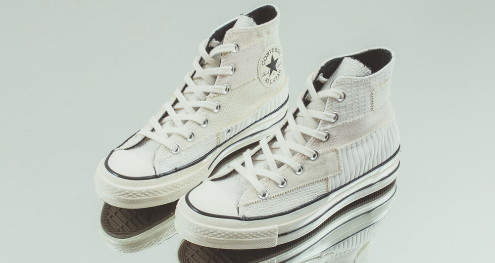 converse patchwork plimsolls