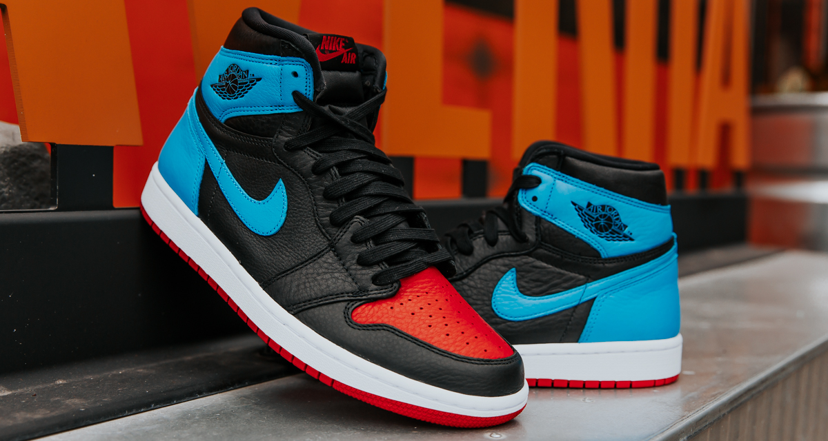 air jordan 1 unc to chicago mens