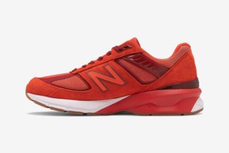 The New Balance 990v5 Gets an All-Red Makeover | Nice Kicks
