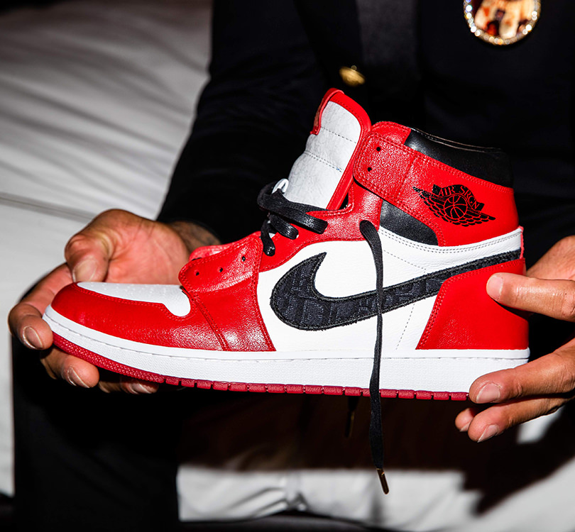 dior air jordan 1 red