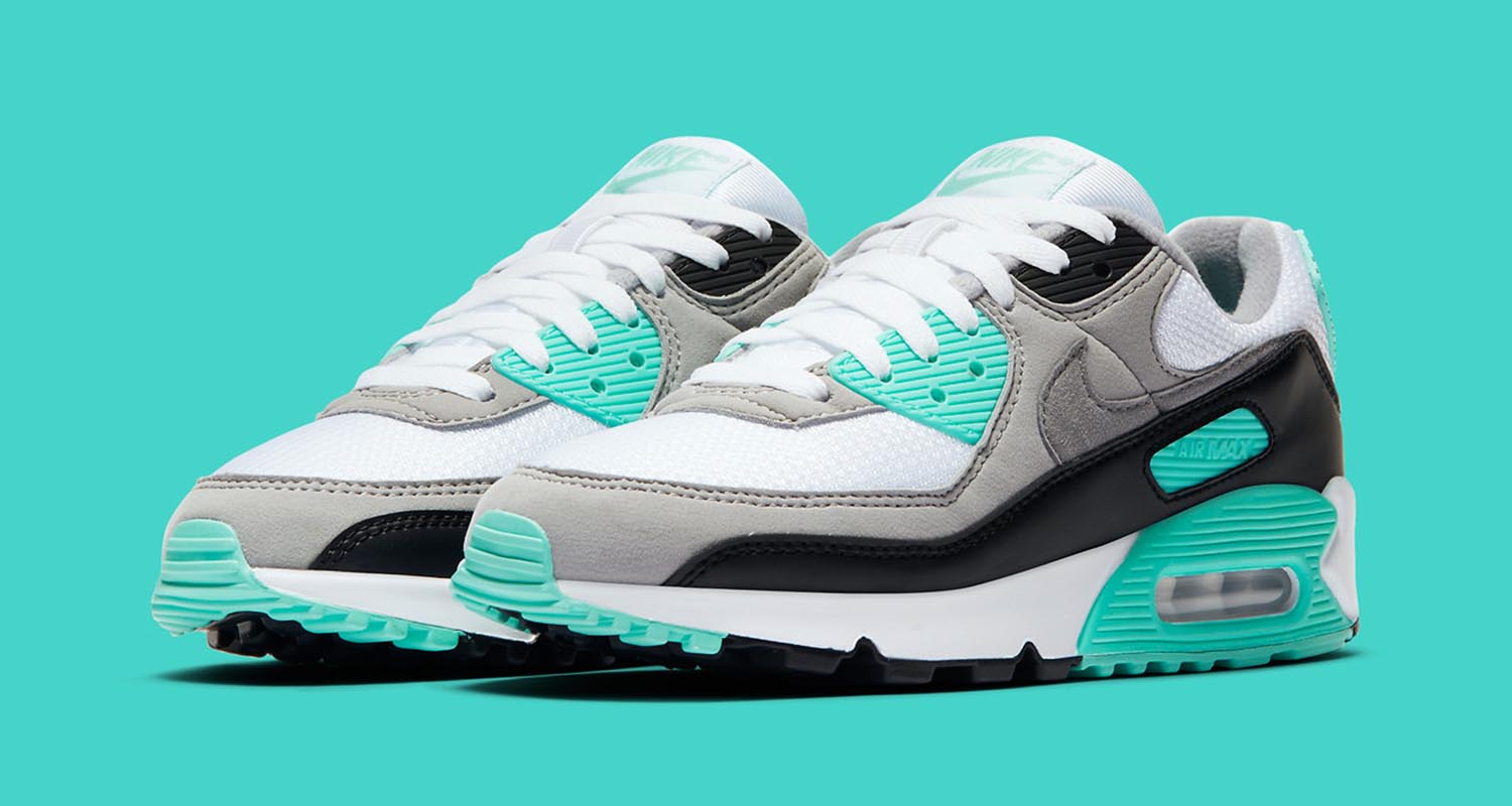 womens air max 90 turquoise