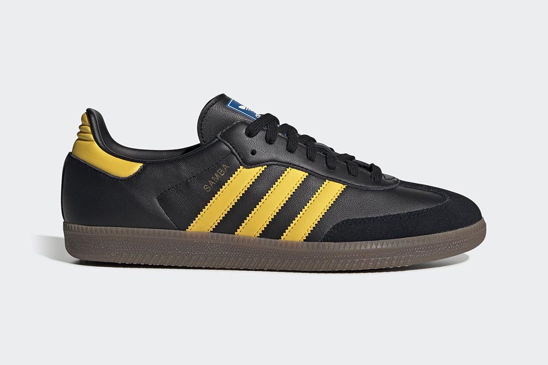 adidas samba white yellow