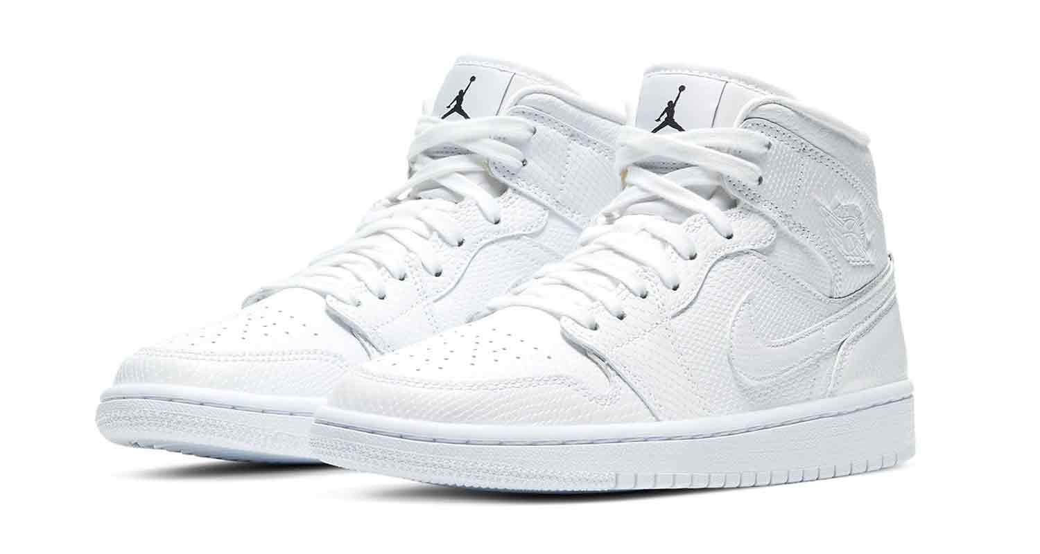 jordan mid 1 white