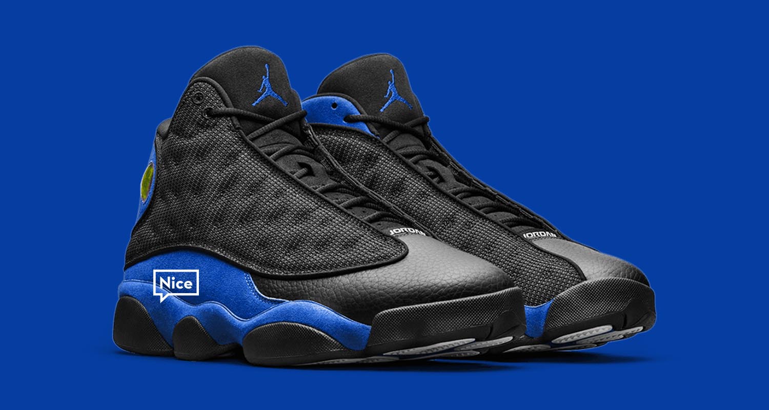 black and royal blue 13s