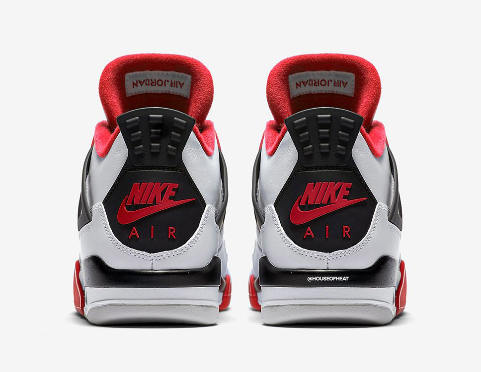 fire red jordan 4 og