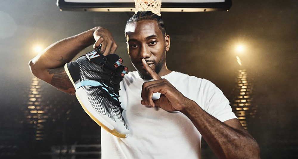 kawhi leonard new balance tennis shoes