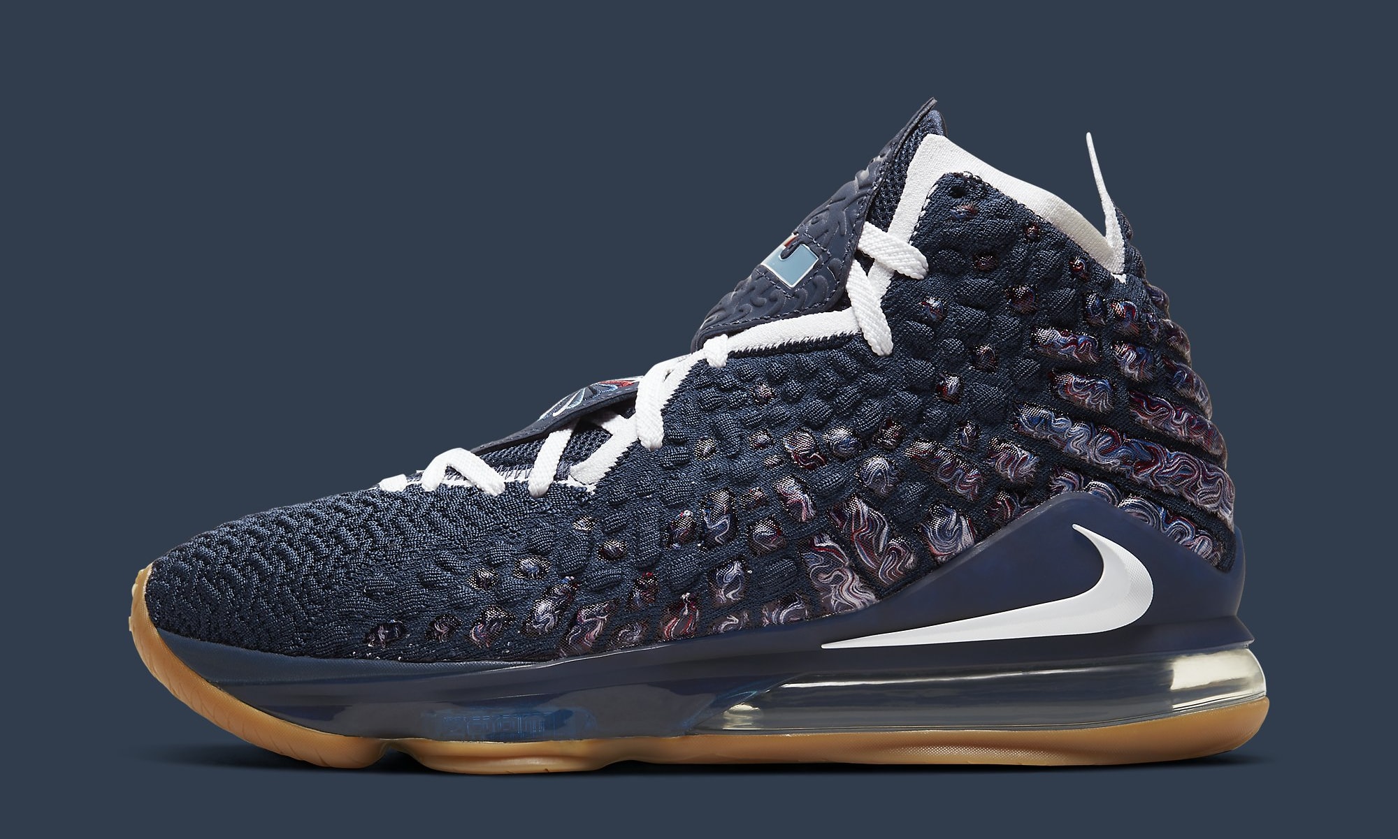 Nike LeBron 17 College Navy CD5056 400 Release Date Nice Kicks
