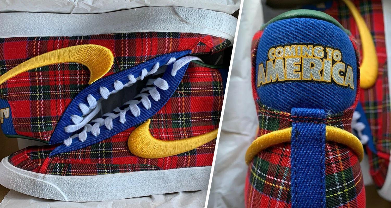 coming to america nike blazers