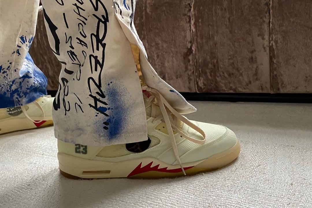 Off-White™ x Air Jordan 5 Collab Paris Fashion Week