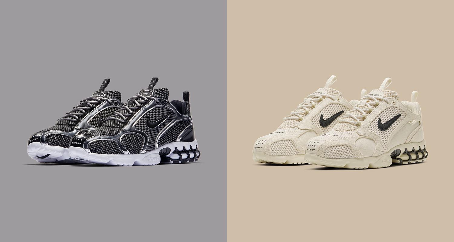 nike air zoom spiridon caged 2 stussy