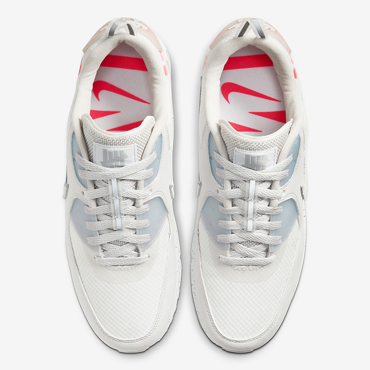 Undefeated x nike air max 90 platinum cheap
