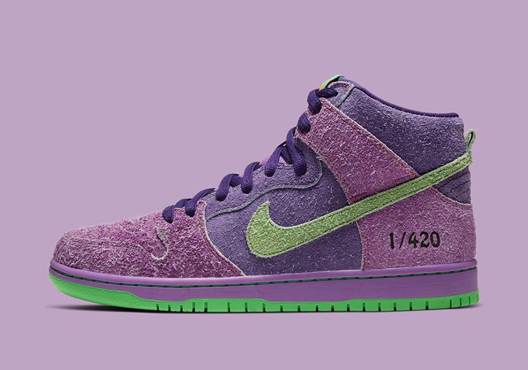 Nike sb dunk high 420 reverse skunk where to buy shop